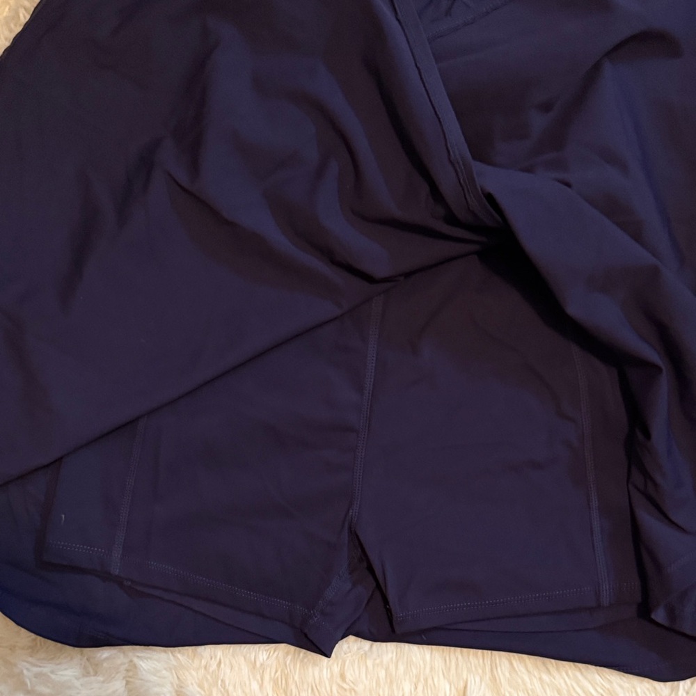 Chic Backless Navy Dress - Picture 4 of 5